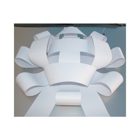 CAR DEALER DEPOT Jumbo Car Bows: White 531-WH